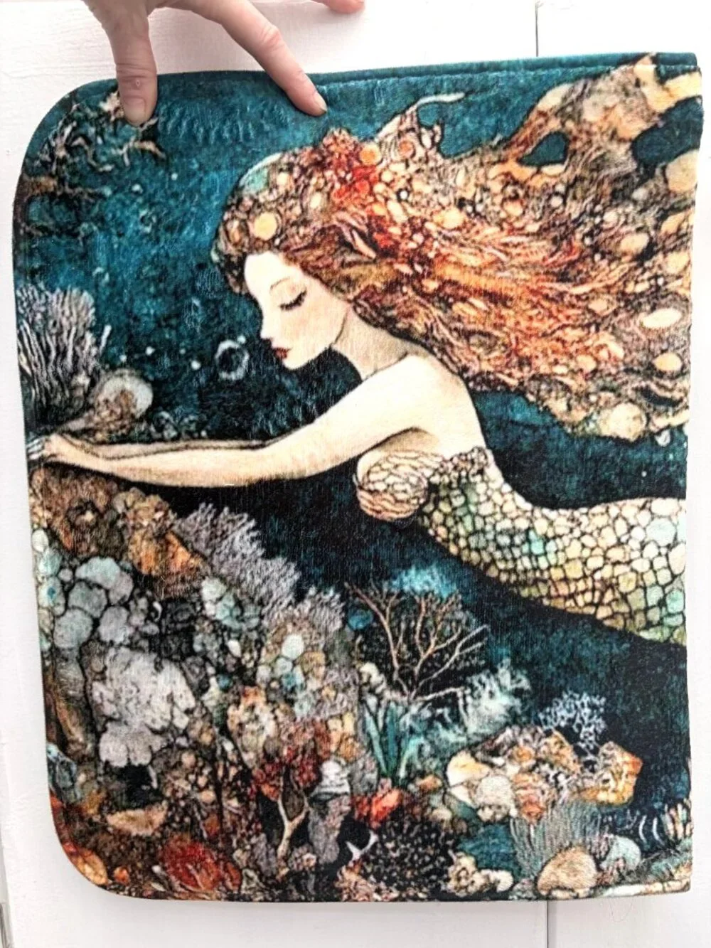 Large Mermaid Underwater Ocean Area Rug Bath Mat 31.5 x 47.2
